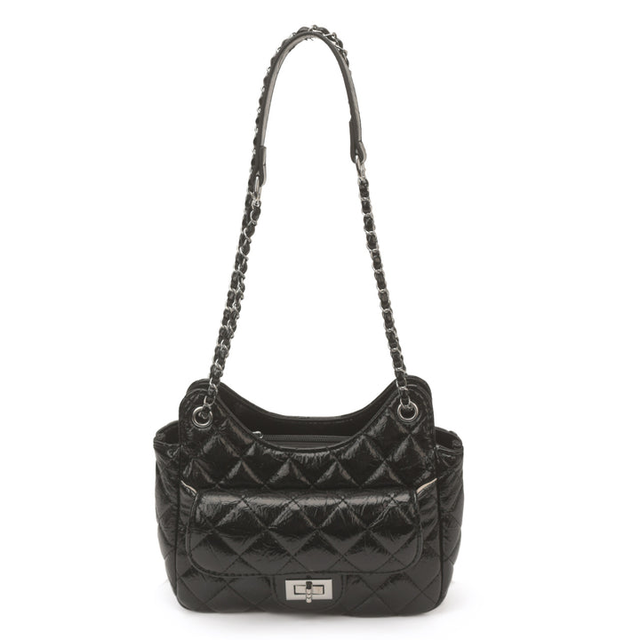 Quilted Evening Shoulder Bag Bowlift