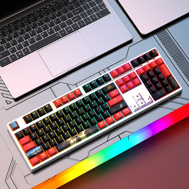 Custom Gaming Keyboard with RGB Backlighting Bowlift