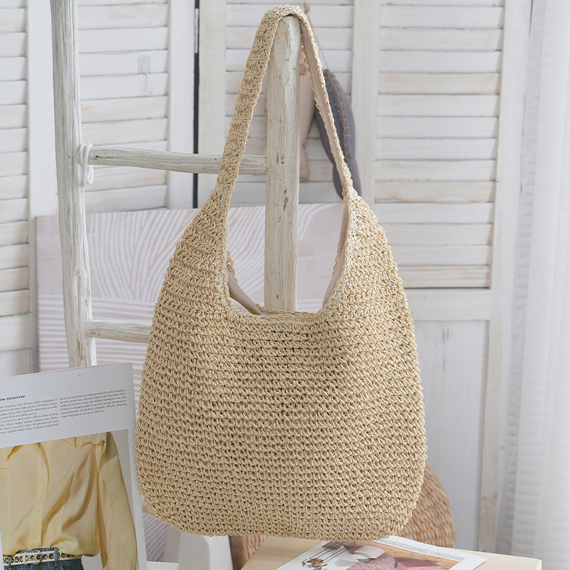 Handmade straw bag Bowlift