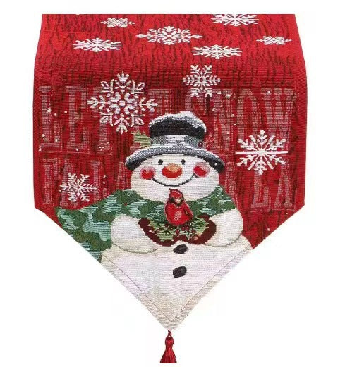 Festive table runner with reindeer motif Bowlift