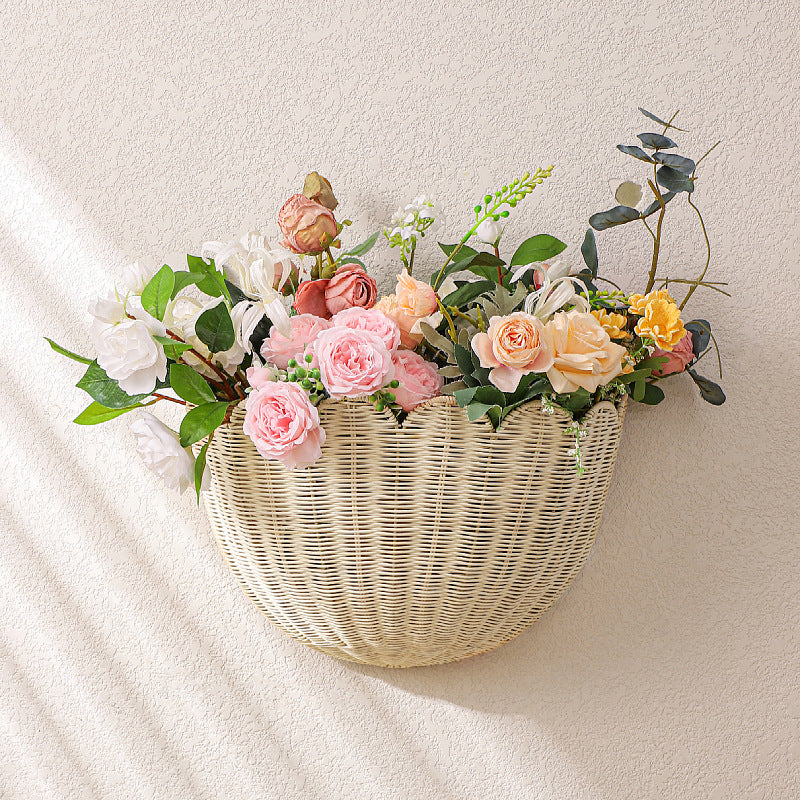 Decorative Woven Flower Pot Bowlift