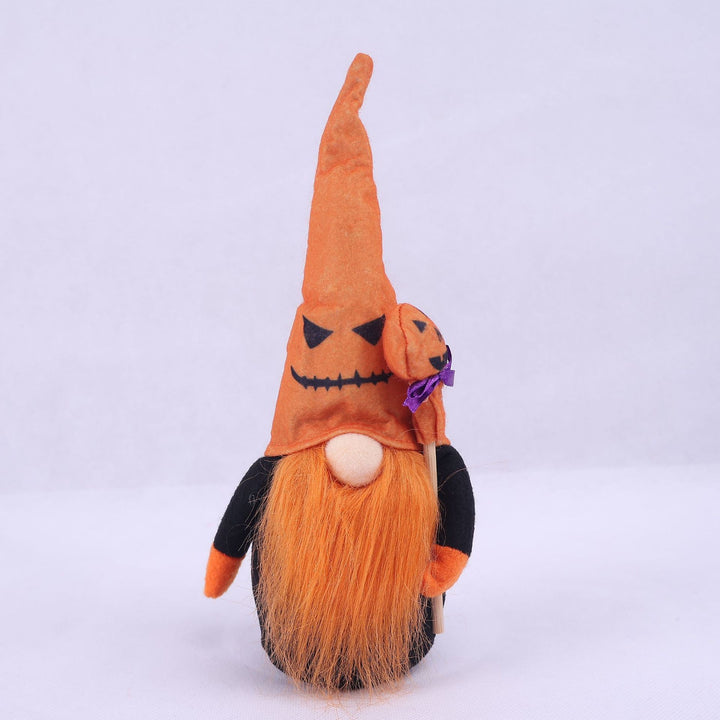 Halloween decoration figure with witch hat