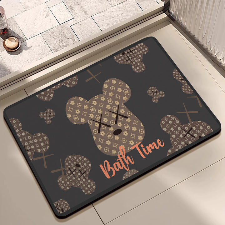 Cute Cartoon Character Bath Mat Bowlift