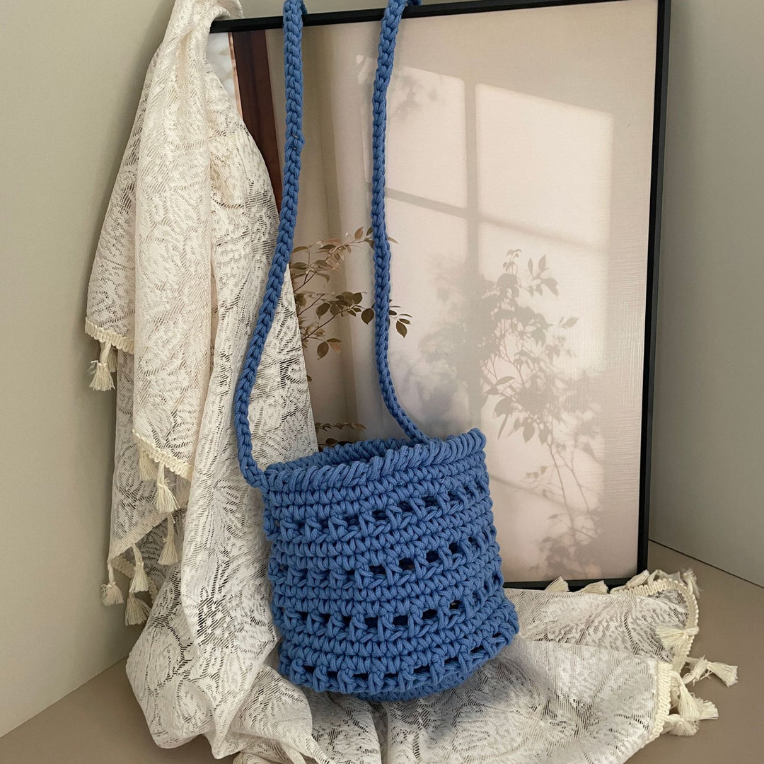 Macrame Handbag in Boho Style Bowlift