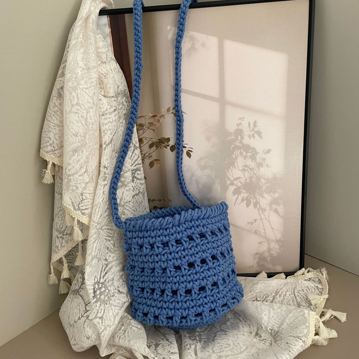 Macrame Handbag in Boho Style Bowlift
