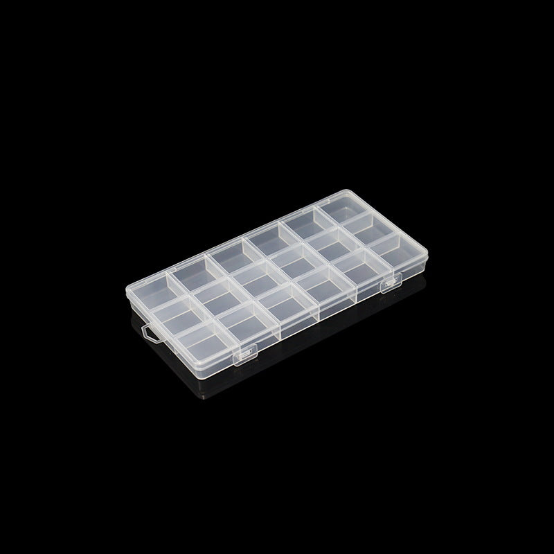 Transparent Multi-Section Craft Storage Organizer Bowlift