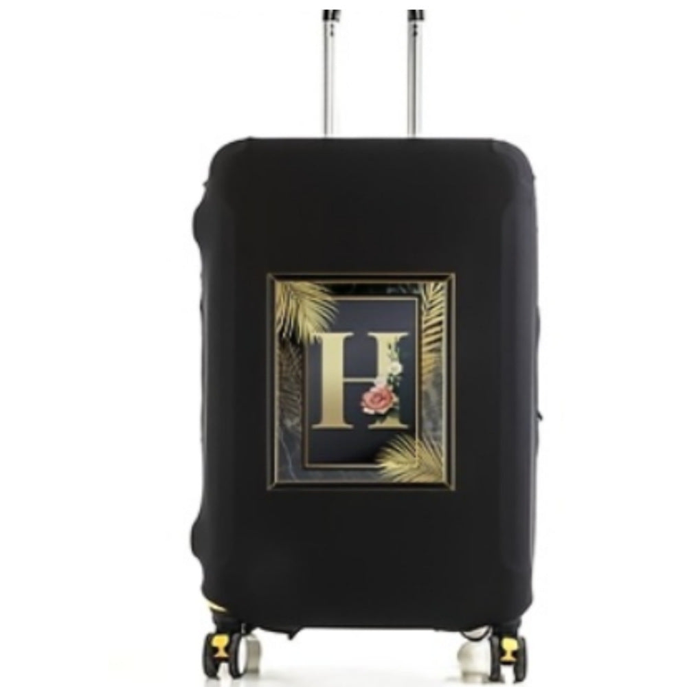 Women's Hard Shell Suitcase with Luxurious Flower Design Bowlift