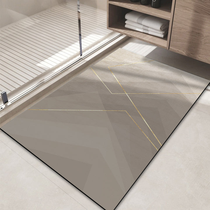 Modern Abstract Decorative Bath Mat