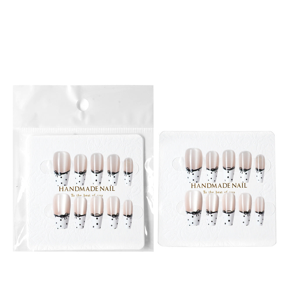 Elegant Designer Press-On Nail Set Bowlift