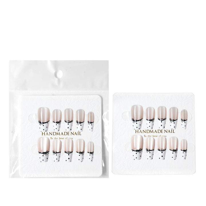 Elegant Designer Press-On Nail Set Bowlift