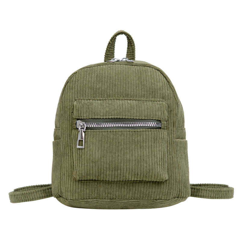 Corduroy Mini Backpack Bowlift