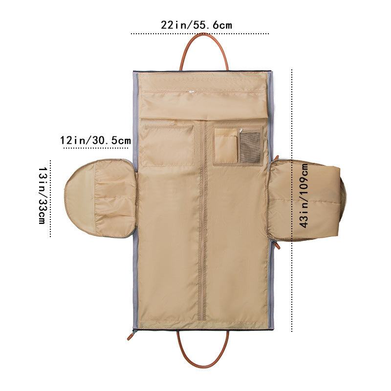 Stylish Leather Travel Duffel Bag Bowlift
