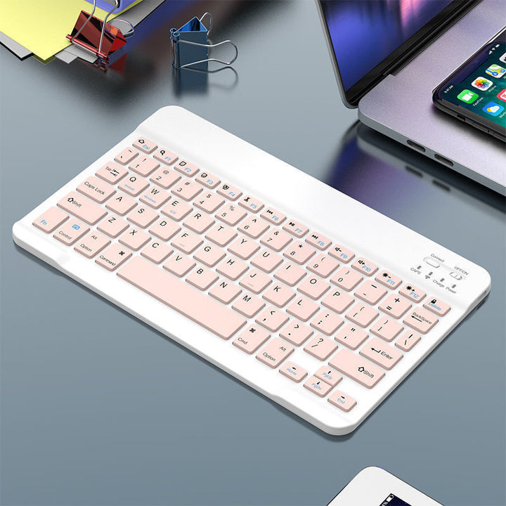 Compact Wireless Multimedia Keyboard Bowlift