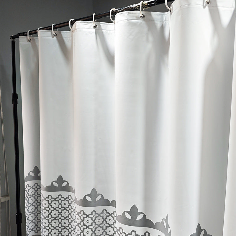 Stylish Geometric Shower Curtain Bowlift