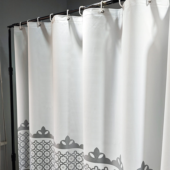 Stylish Geometric Shower Curtain Bowlift