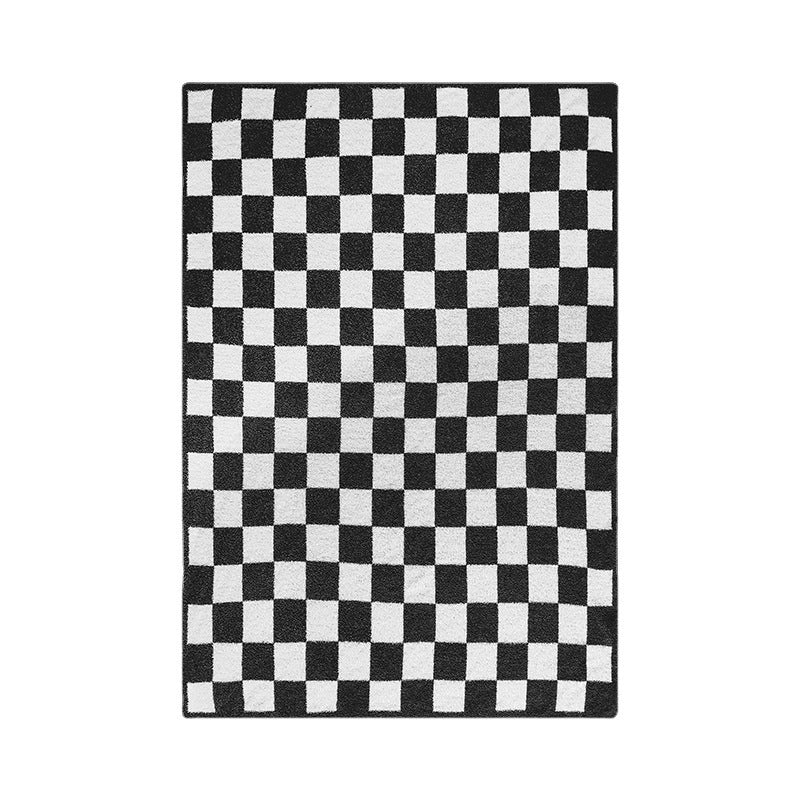 Soft Plush Checkerboard Throw Blanket Bowlift
