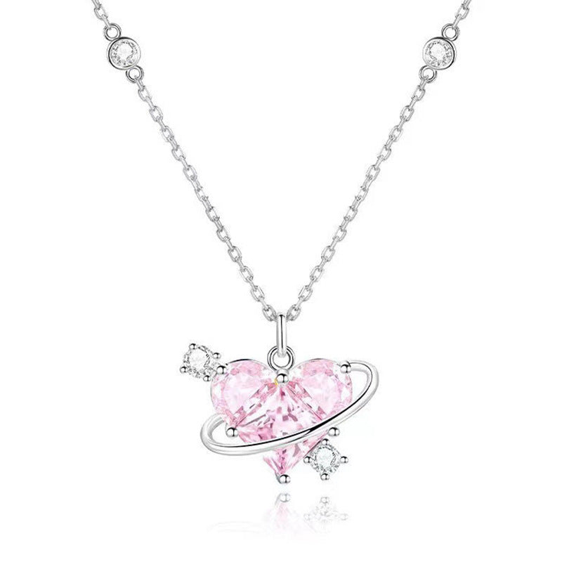 Playful Heart Pendant Necklace Bowlift