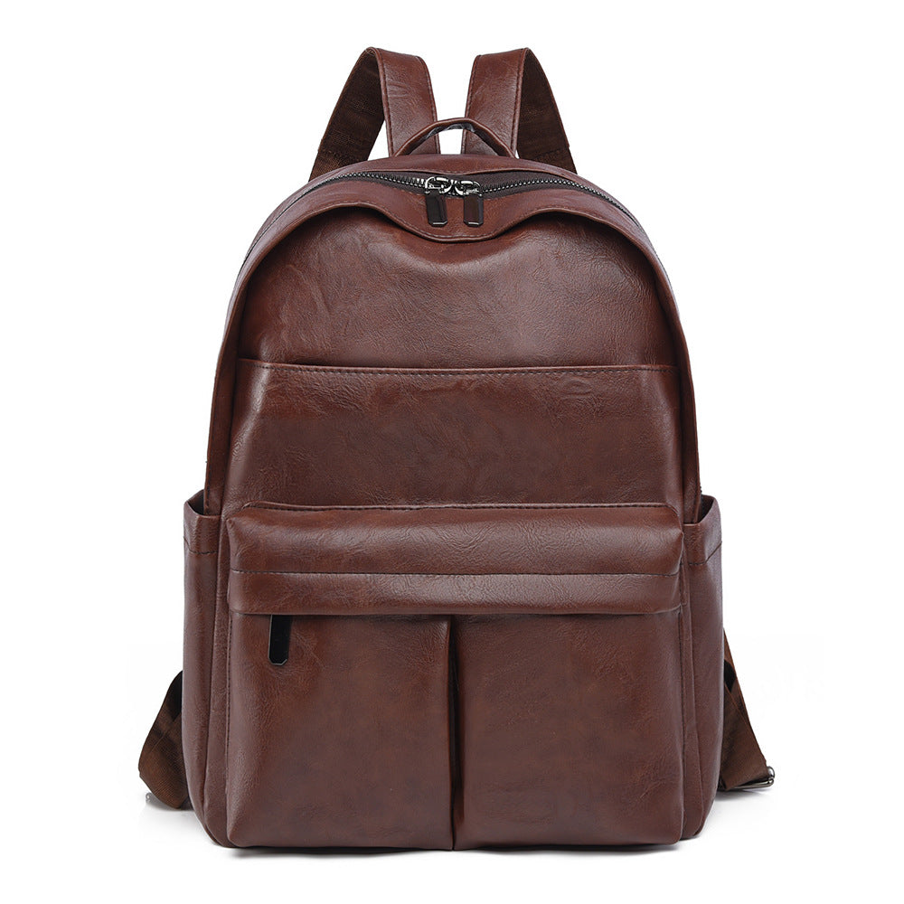 Premium Leather Laptop Backpack Bowlift