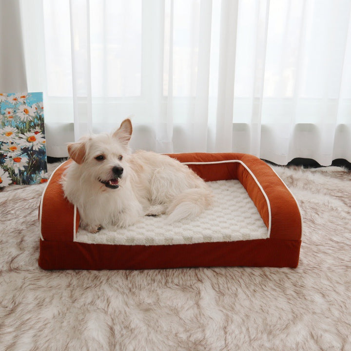 Orthopedic Bolstered dog Lounge