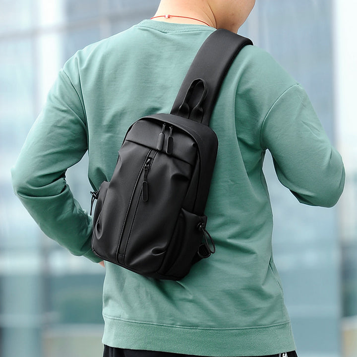 Sling backpack with innovative interior compartment system Bowlift