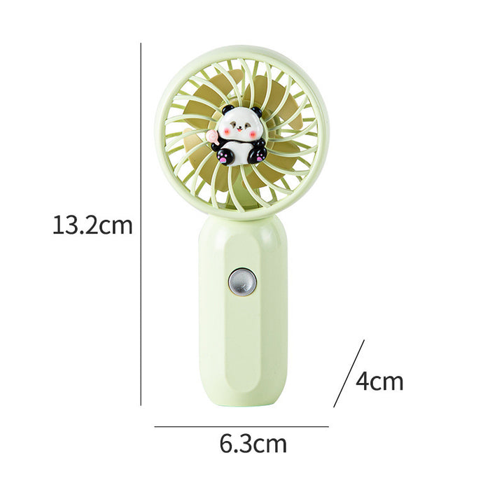 Adorable Handheld Cooling Fan with Cute Panda Design Bowlift