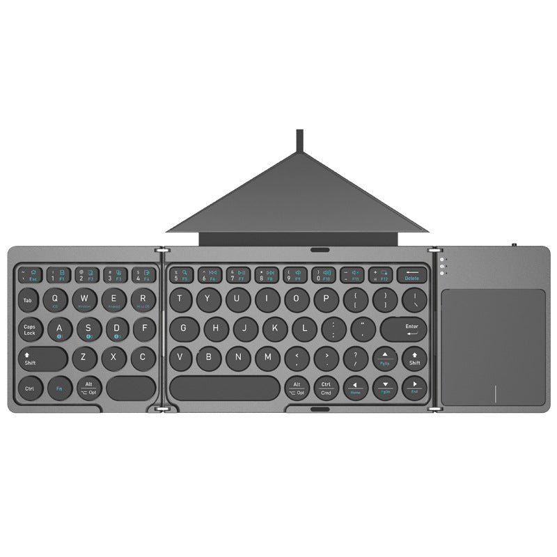 Ultra-Thin Bluetooth Folding Keyboard with Touchpad Bowlift
