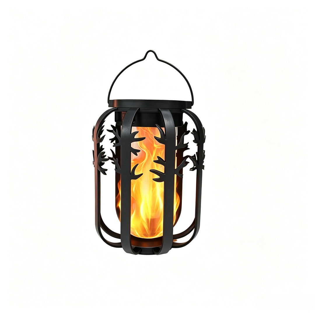 Unisex Solar Lantern with Flickering Fire Effect Bowlift