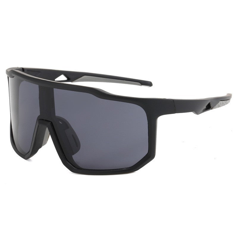Ladies sporty racing sunglasses with wide field of view and modern mirrored lenses Bowlift