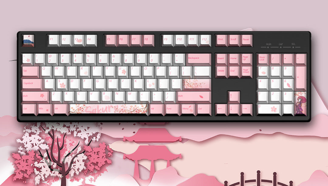 Ocean-Themed Mechanical Keyboard Bowlift