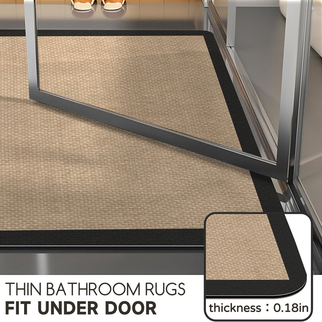 Modern Textured Bath Mat Bowlift