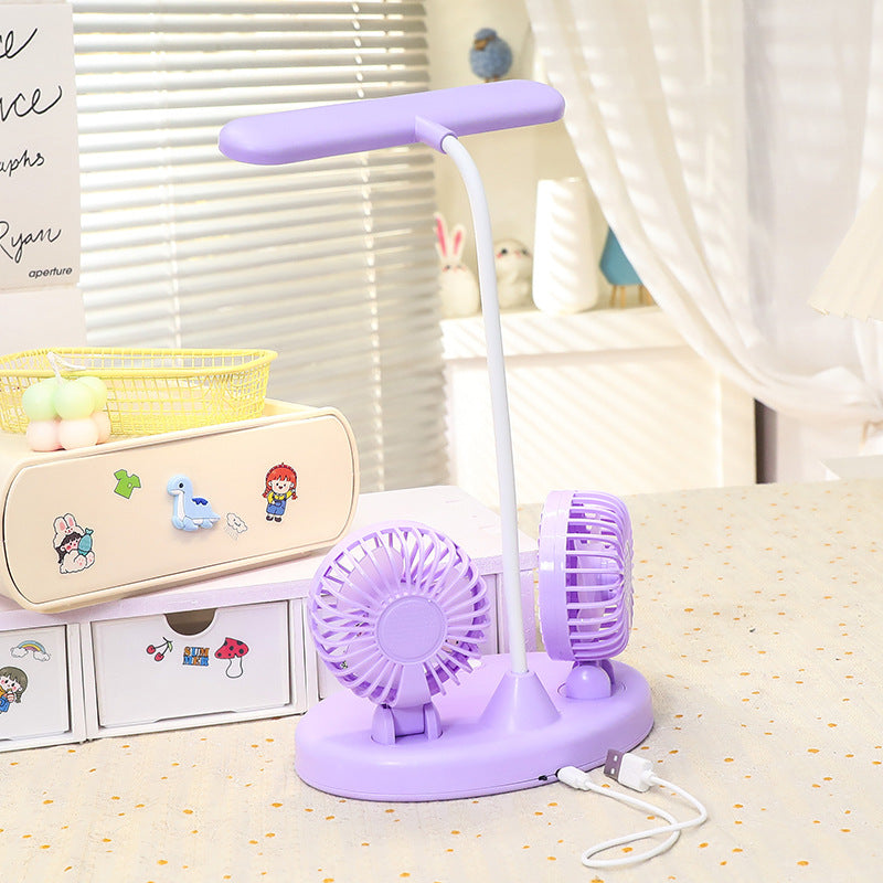 Ladies Multifunctional Table Lamp with Integrated Fans Bowlift