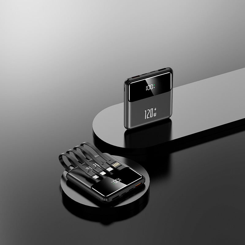 Portable power bank with intelligent charging function and LCD display Bowlift