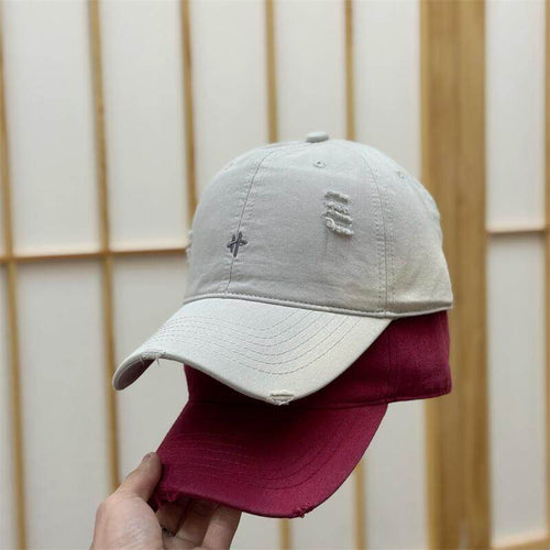 Women's Distressed Vintage Baseball Cap Bowlift