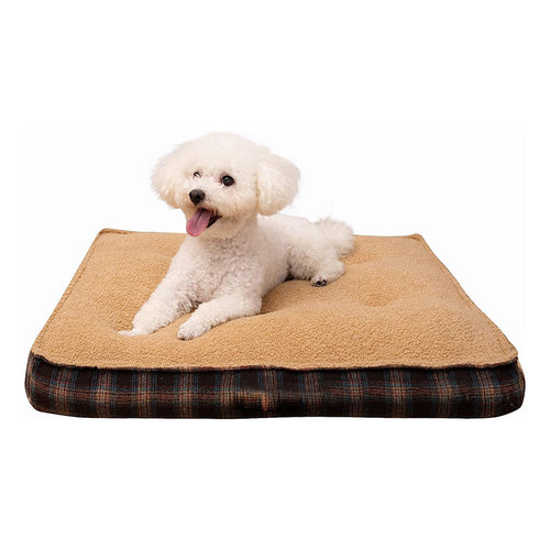 Plush Orthopedic Pet Sleeping Mat Dog Bed