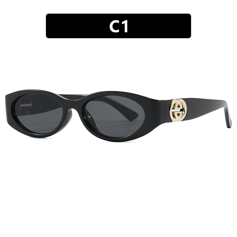 Women's fashionable cat-eye sunglasses with protective UV filter and luxurious accents Bowlift