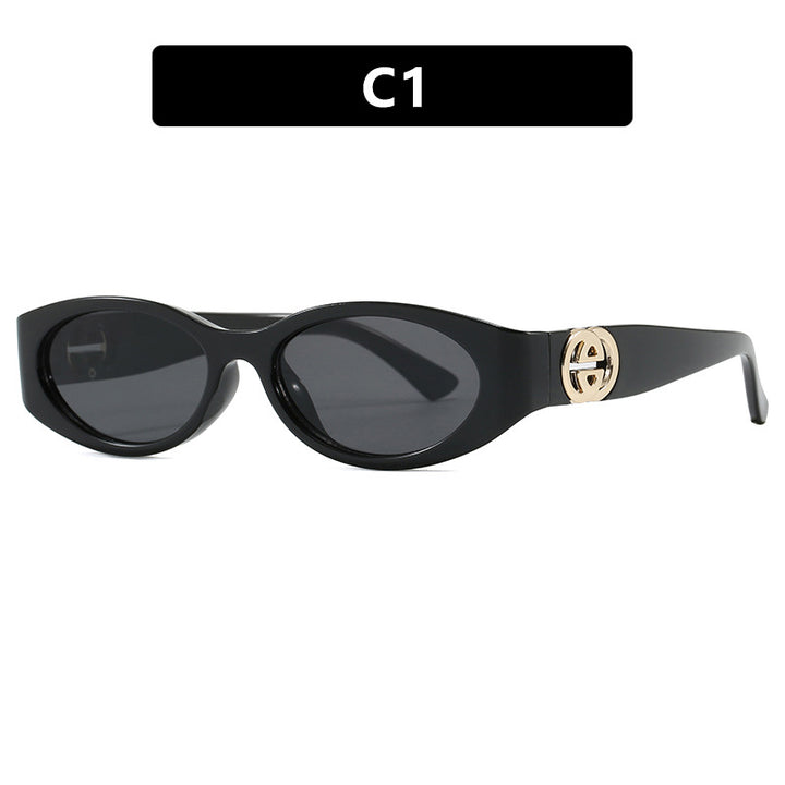 Women's fashionable cat-eye sunglasses with protective UV filter and luxurious accents Bowlift