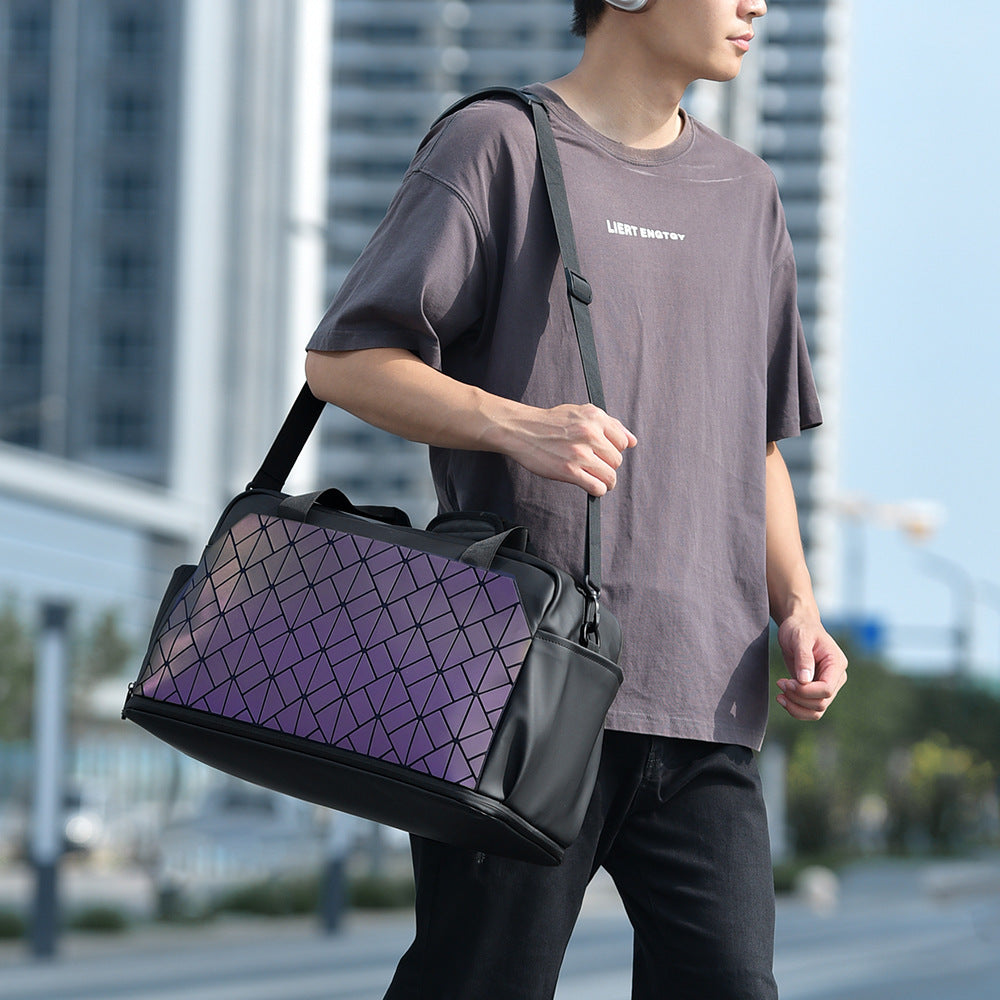 Trendy Multi-Compartment Travel Duffel Bag Bowlift