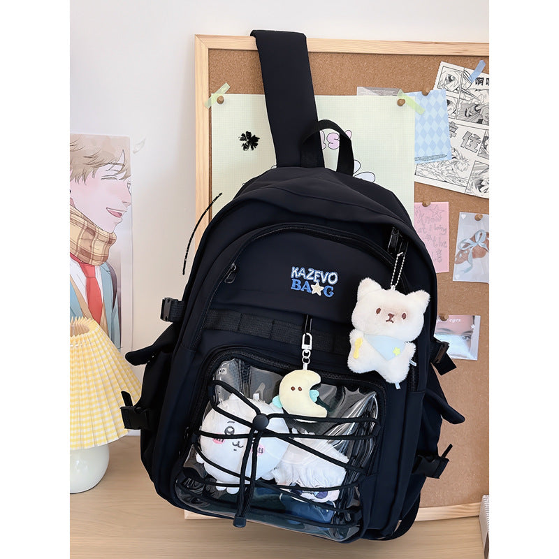 Playful Star-Embellished Backpack Bowlift