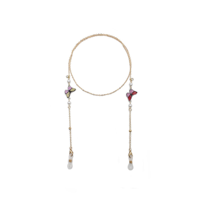 Enchanting Butterfly Eyewear Chain Holder Bowlift