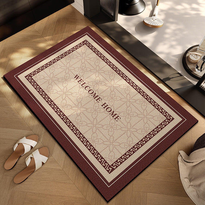 Checkerboard Patterned Entryway Mat Bowlift