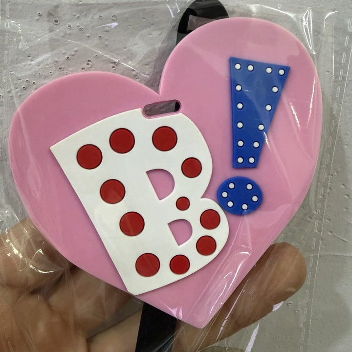 Personalized Striped Luggage Tag Bowlift
