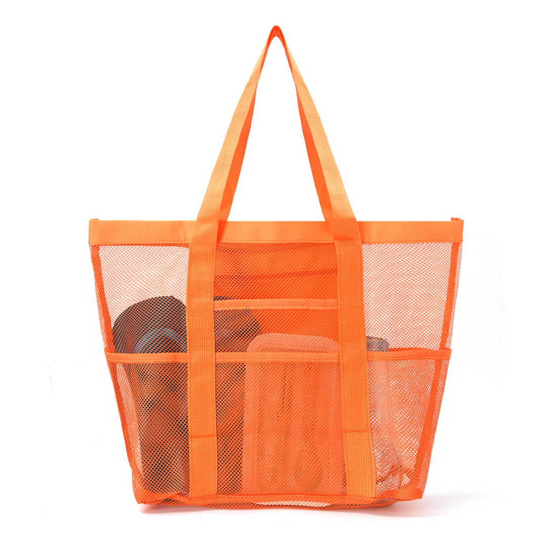 Spacious leisure beach bag made of mesh fabric Bowlift