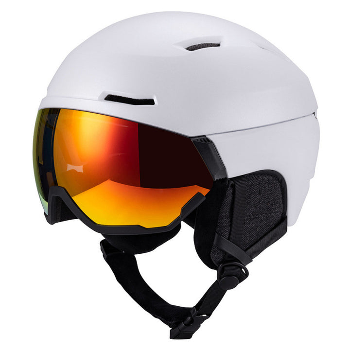Ski Helmet with Integrated Visor Bowlift