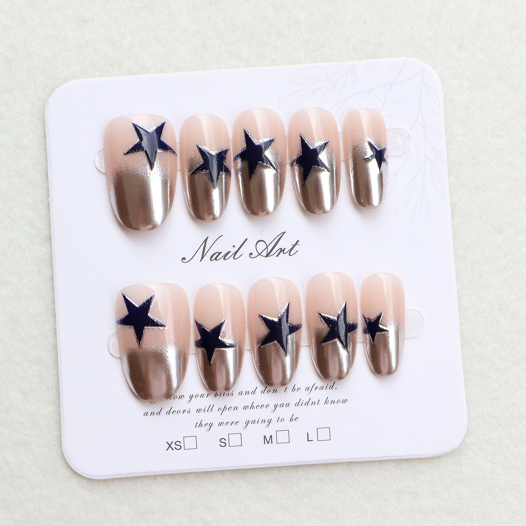 Stylish Press-On Nail Art Bowlift