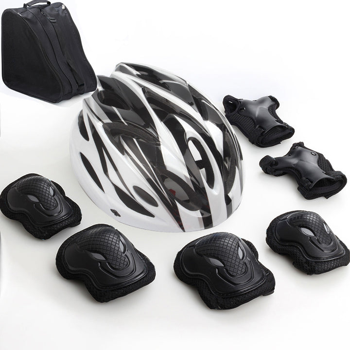 Safety Helmet and Protective Gear Set Bowlift