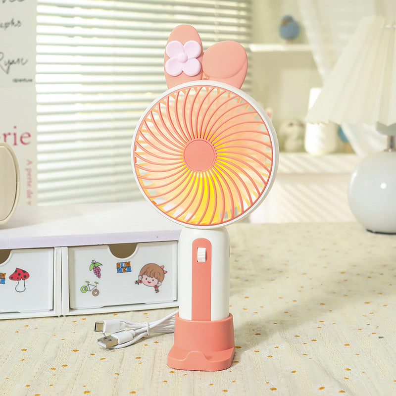 Portable Mini Hand Fan with Playful Design Bowlift