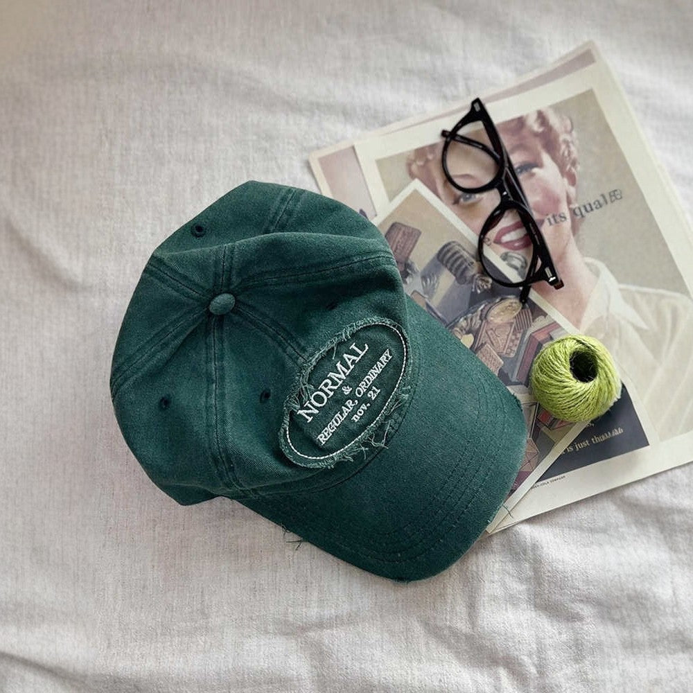 Men's Casual Distressed Baseball Cap Bowlift