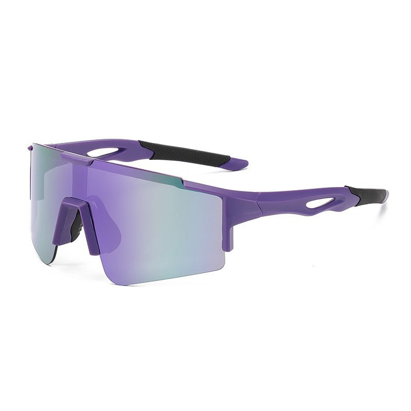 Unisex nan sporty polarizing bike sunglasses with a one-piece visor and non-slip temples Bowlift