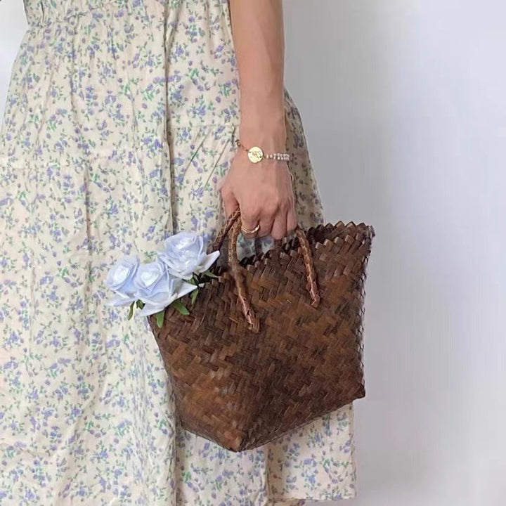 Elegant and Handcrafted Basket Bag Bowlift