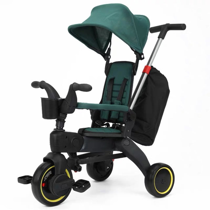 Foldable Tricycle with Canopy Bowlift